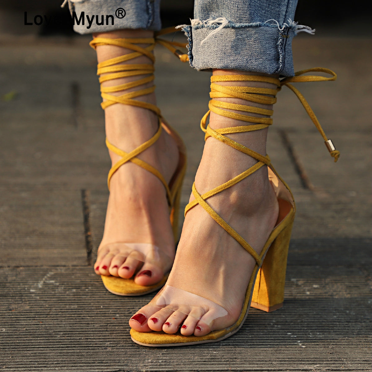 Women Pumps 2019 Summer High Heels Sandals PVC Transparent Women Heels Wedding Shoes Women Casual Waterproof Sandalia Feminina