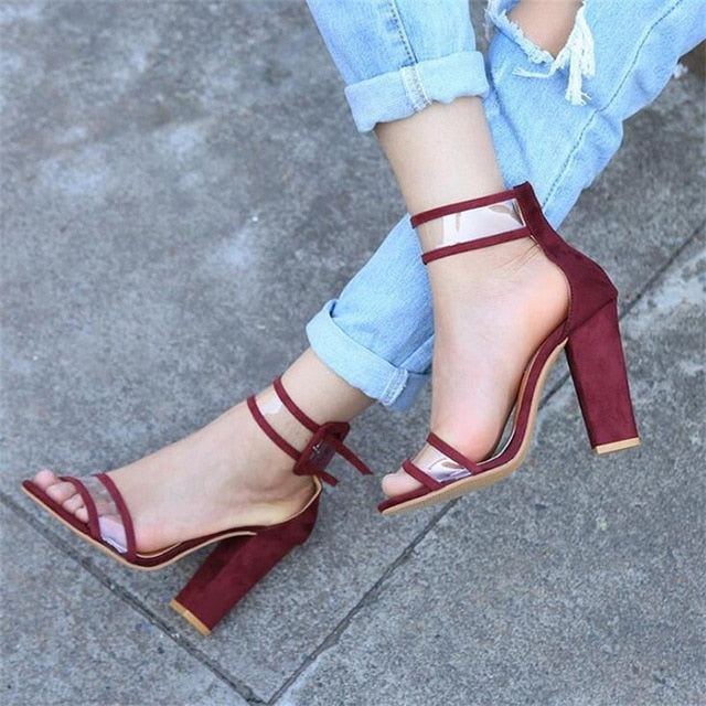 AGUTZM 2019 Shoes Women Summer Shoes T-stage Fashion Dancing High Heel Sandals Sexy Stiletto Party Wedding Shoes White Black